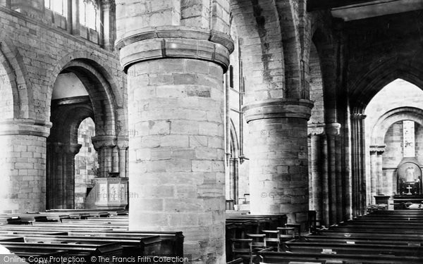 Photo of Shrewsbury, Abbey Church, Across The Nave 1891