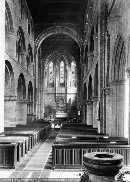 Photo of Shrewsbury, Abbey Church, Interior 1911