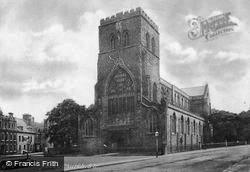 Abbey Church, South West c.1900, Shrewsbury