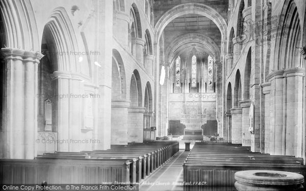 Photo of Shrewsbury, Abbey Church, The Nave East 1896