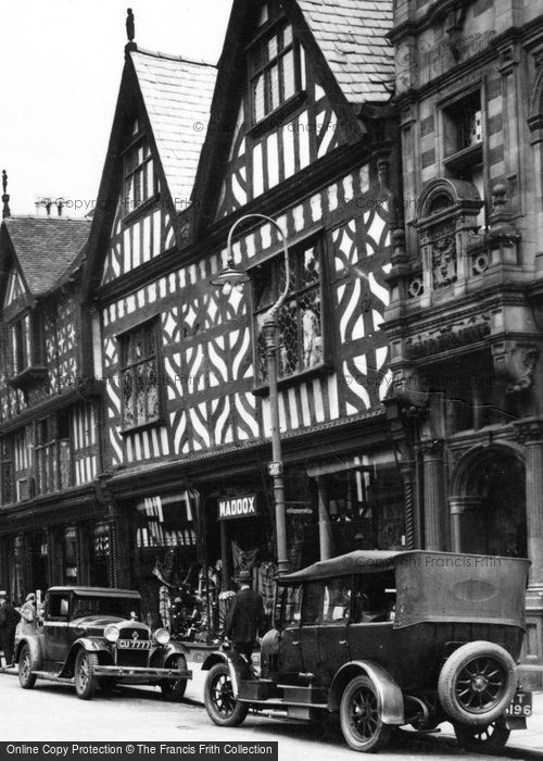 Photo of Shrewsbury, Cars In The High Street 1931