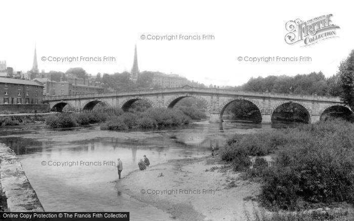 Photo of Shrewsbury, English Bridge 1896