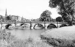 English Bridge c.1960, Shrewsbury