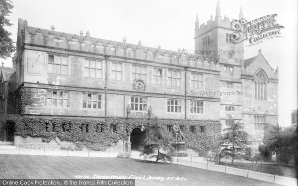 Photo of Shrewsbury, Free Library 1901