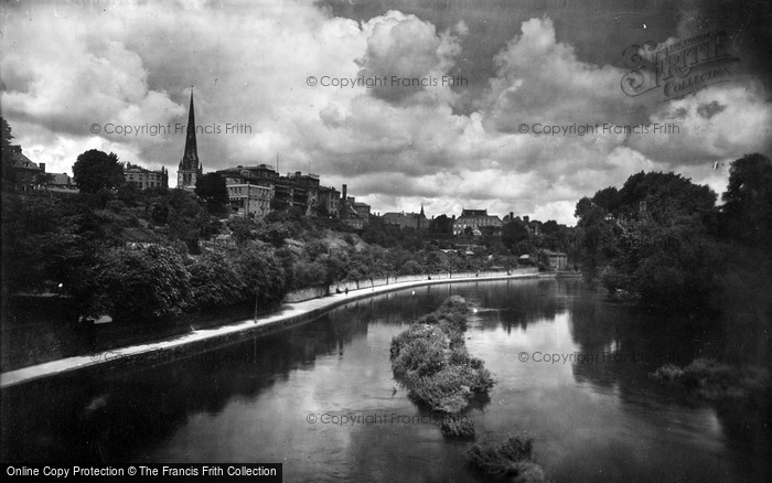 Photo of Shrewsbury, From The English Bridge 1931