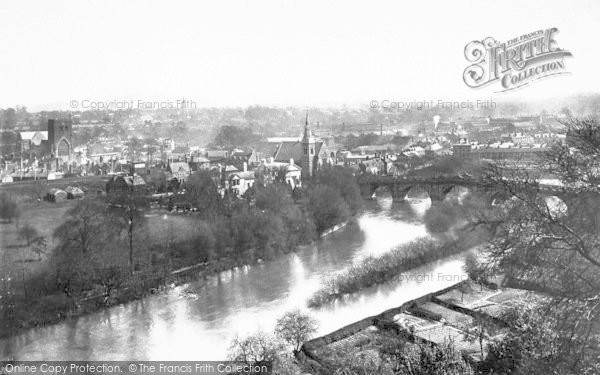Photo of Shrewsbury, General View 1891