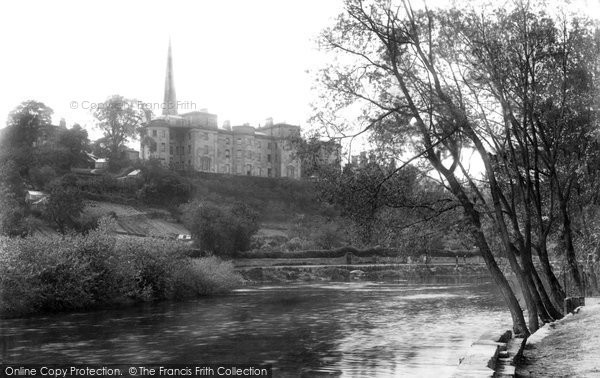 Photo of Shrewsbury, Infirmary, From The River 1903