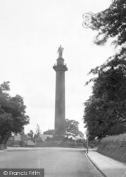Lord Hill's Memorial And London Road c.1939, Shrewsbury