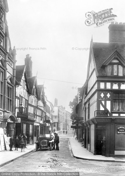 Photo of Shrewsbury, Milk Street 1911