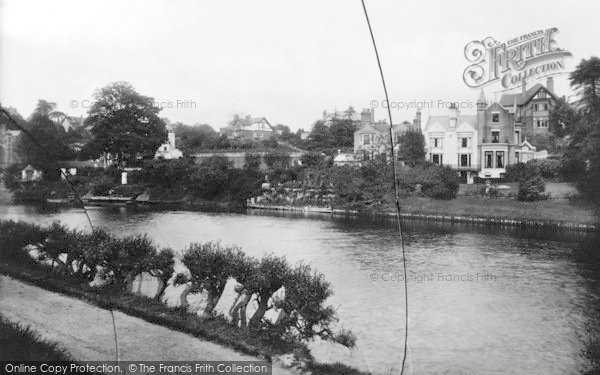 Photo of Shrewsbury, Old Boathouses And River 1923
