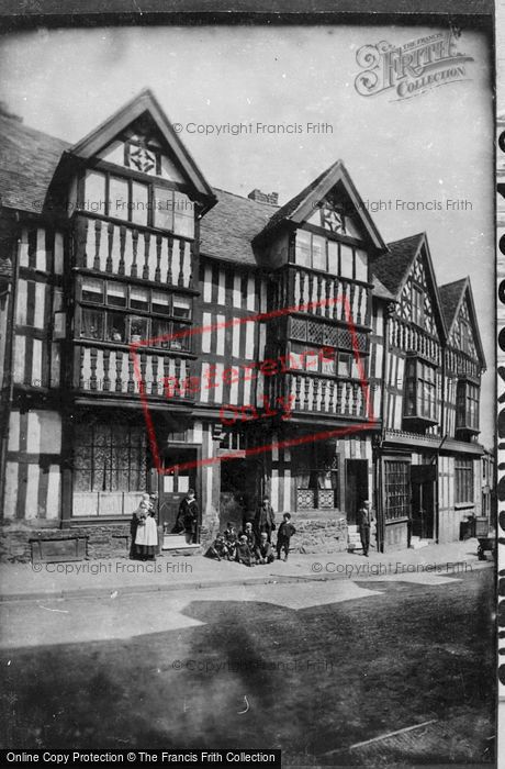 Photo of Shrewsbury, Old Houses 1891
