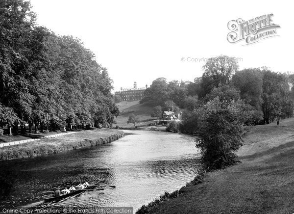 Photo of Shrewsbury, River Severn And School 1923