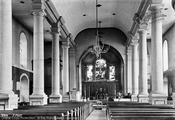 Photo of Shrewsbury, St Julian's Church Interior 1891