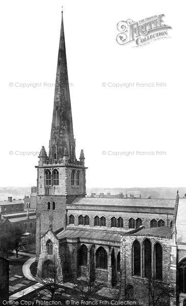 Photo of Shrewsbury, St Mary's Church 1891
