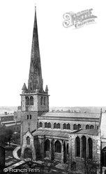 St Mary's Church 1891, Shrewsbury