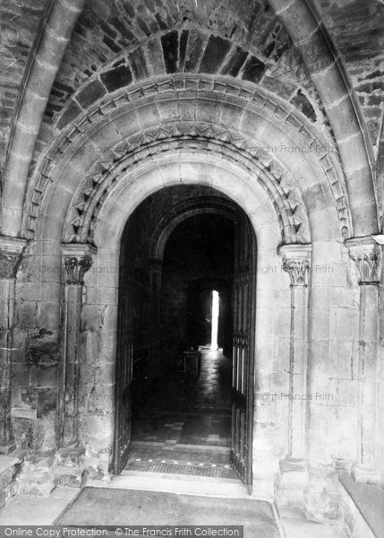 Photo of Shrewsbury, St Mary's Church Doorway 1911