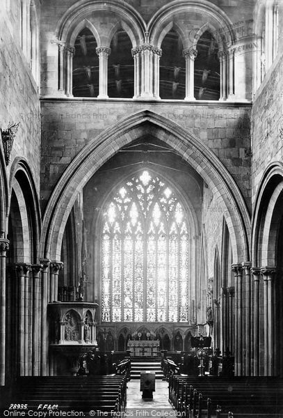 Photo of Shrewsbury, St Mary's Church Interior 1891