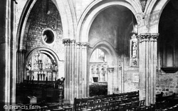St Mary's Church Interior 1911, Shrewsbury