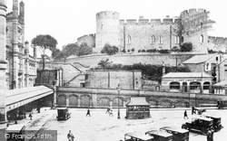 Shrewsbury, the Castle and the Station 1923
