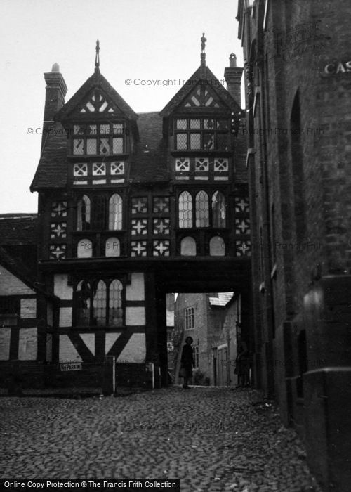 Photo of Shrewsbury, The Council House Gate c.1950