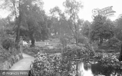 The Dingle, The Park c.1939, Shrewsbury