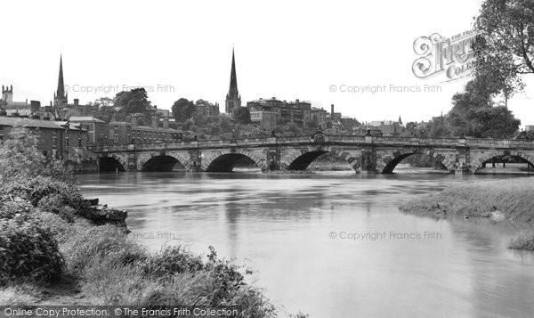 Photo of Shrewsbury, The English Bridge 1931