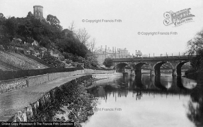 Photo of Shrewsbury, The Railway Bridge 1891