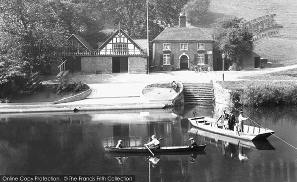 Photo of Shrewsbury, The School And Boathouse 1911