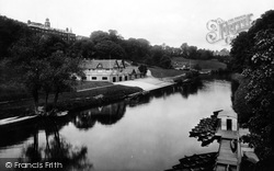 View From Kingsland Bridge 1923, Shrewsbury