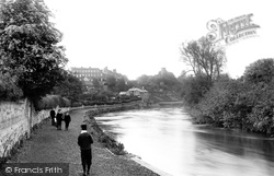 View Near Railway Bridge 1891, Shrewsbury