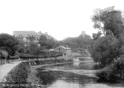Watch Tower And Council Houses From River 1896, Shrewsbury