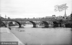 Welsh Bridge c.1939, Shrewsbury