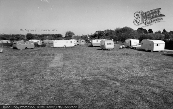 Photo of Shripney, Marigolds Caravan Park c.1960