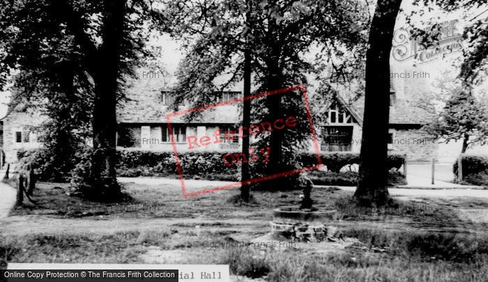 Photo of Shrivenham, Memorial Hall c.1955