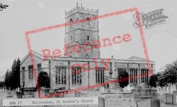 St Andrew's Church c.1955, Shrivenham