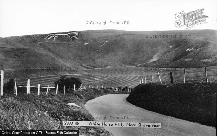 Photo of Shrivenham, White Horse Hill c.1965