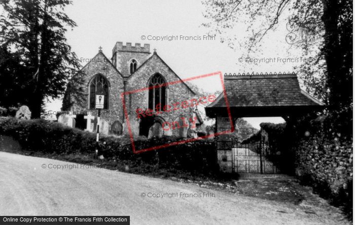 Photo of Shute, The Church c.1955