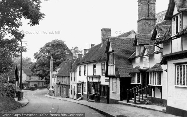 Photo of Sible Hedingham, The Almshouses, Swan Street 1953