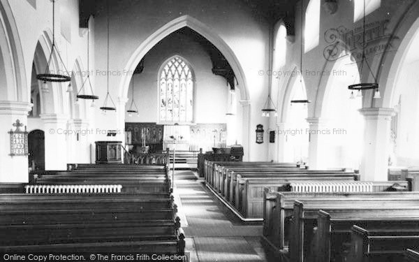 Photo of Sible Hedingham, The Church Interior c.1960