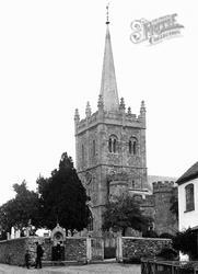 The Church And Pump 1906, Sidbury