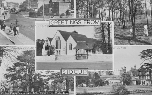 Photo of Sidcup, Composite c.1955