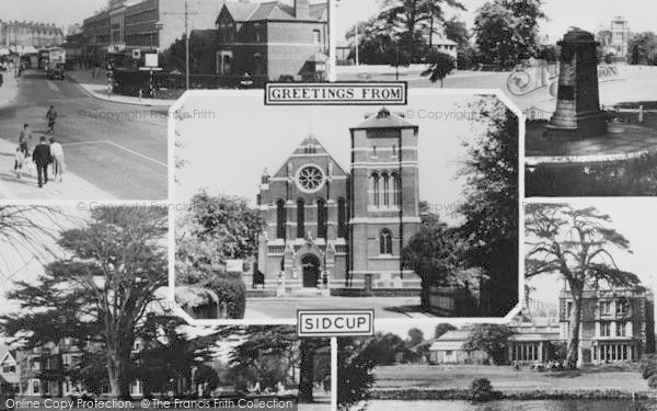 Photo of Sidcup, Composite c.1955