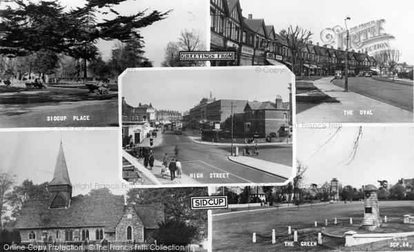 Photo of Sidcup, Greetings c.1960