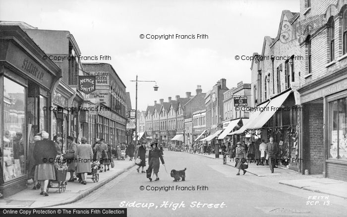 Photo of Sidcup, High Street c.1955