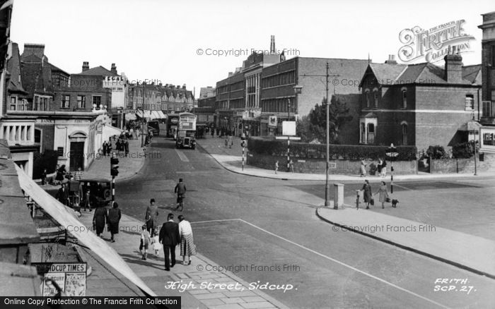 Photo of Sidcup, High Street c.1955