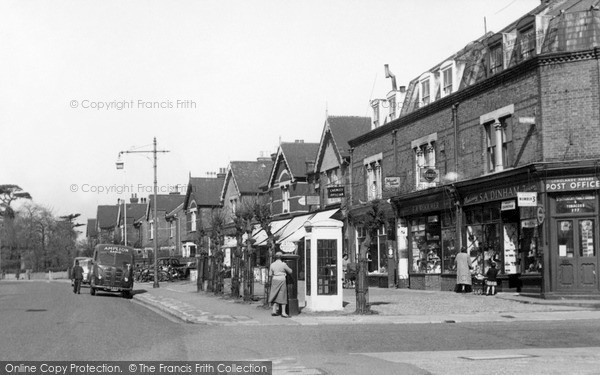 Photo of Sidcup, Longlands Parade And Post Office c.1955