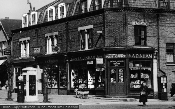 Photo of Sidcup, Longlands Parade Post Office c.1955