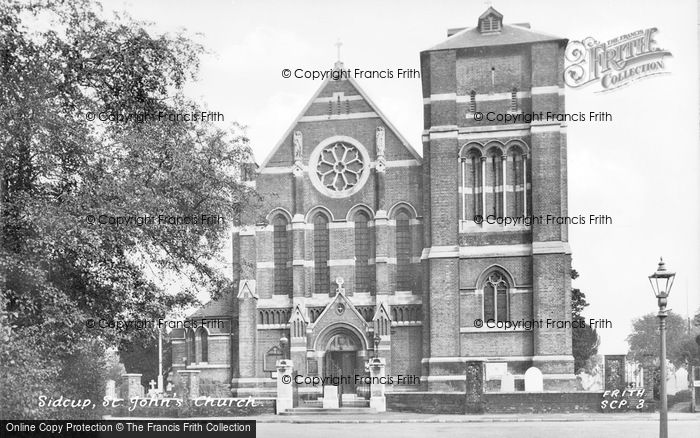 Photo of Sidcup, St John's Church c.1950