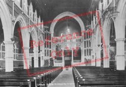 St John's Church Interior 1902, Sidcup