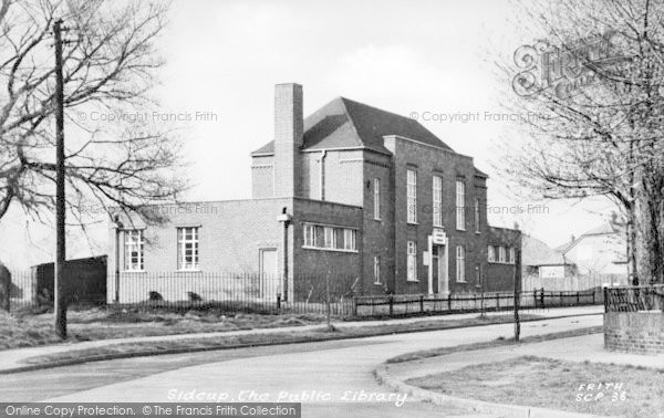 Photo of Sidcup, The Public Library c.1955